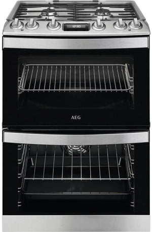 AEG CKB6541ACM 60cm Dual Fuel Double Oven Freestanding Cooker
