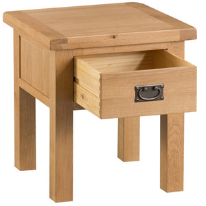Carrabba Oak Side Table - Medium Oak