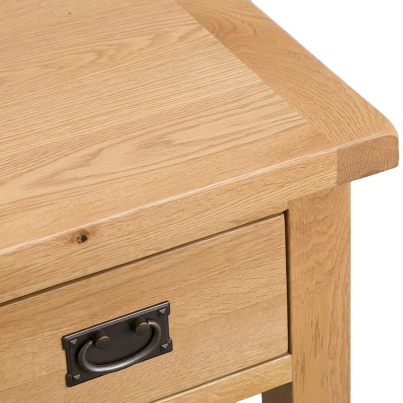 Carrabba Oak Side Table - Medium Oak