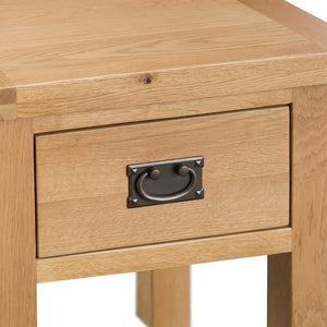 Carrabba Oak Side Table - Medium Oak
