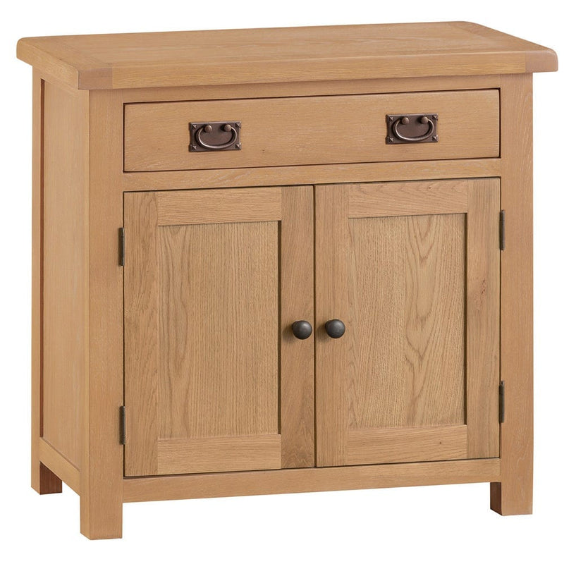 Carrabba Medium Oak finish 85cm Wood Sideboard