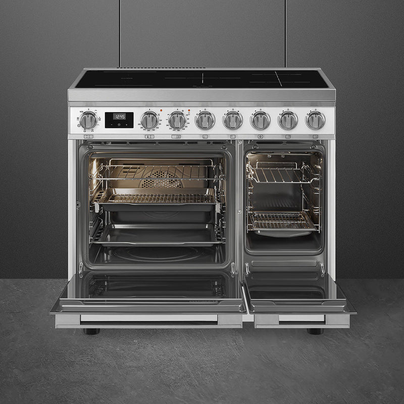 Smeg CPF92IMWH 90cm Portofino Induction Range Cooker - White