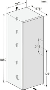 Miele FNS 4382 D wh Tall Freezer