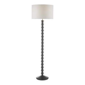 dar lighting AZA4922 Azana Floor Lamp Base Only - Black Ash Finish