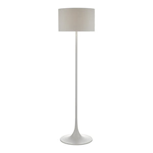 dar lighting FUN4939 Floor Lamp With Shade - Grey