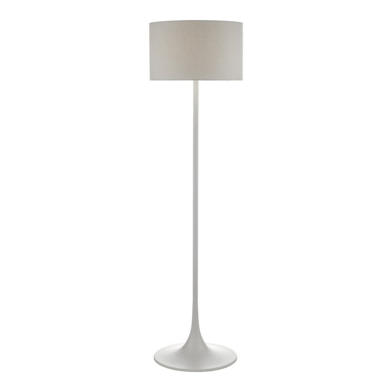 dar lighting FUN4939 Floor Lamp With Shade - Grey
