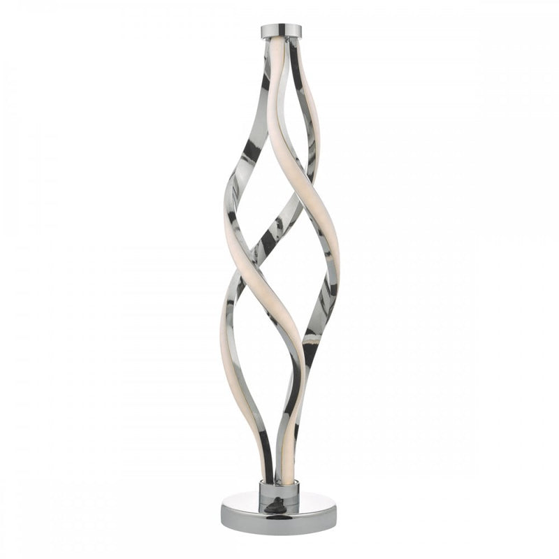 dar lighting JIV4268 Jive Ribbons LED Table Lamp Aluminium and Opal