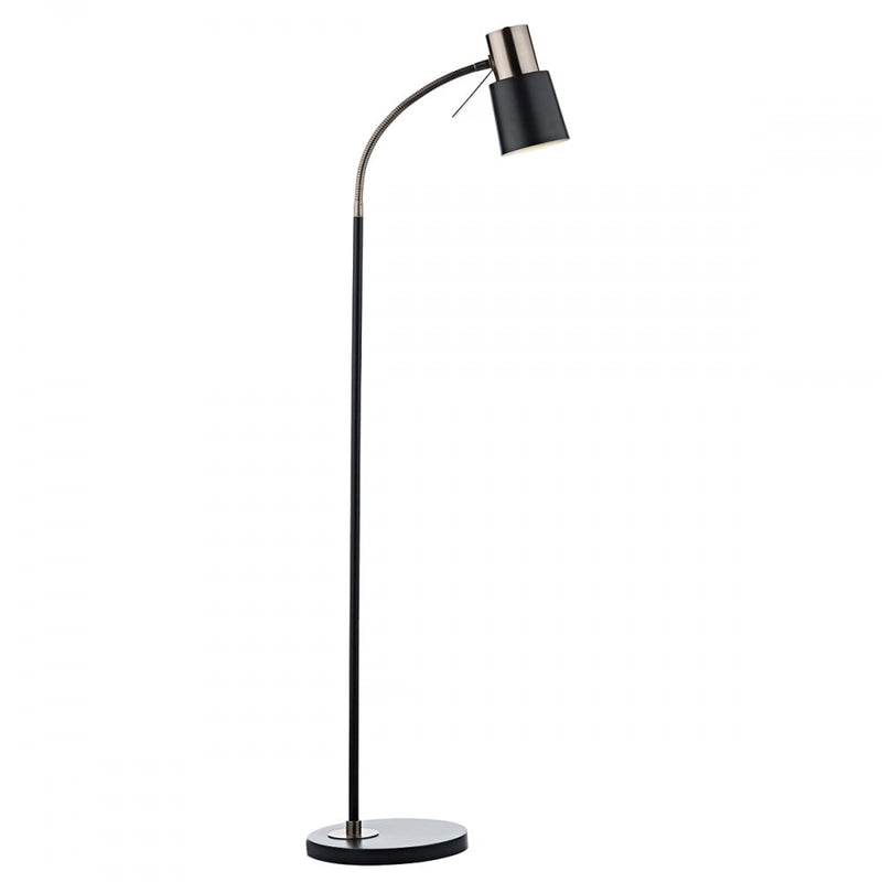 dar lighting BON4954 Bond Floor Lamp Black - Copper