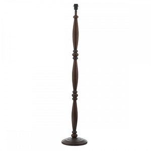 dar lighting HAY4947 Hayward Floor Lamp Base Only - Dark Wood