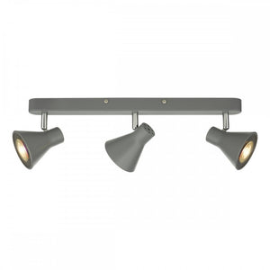 dar lighting DIZ7339 Diza 3 Light Bar Spotlight Matt Grey