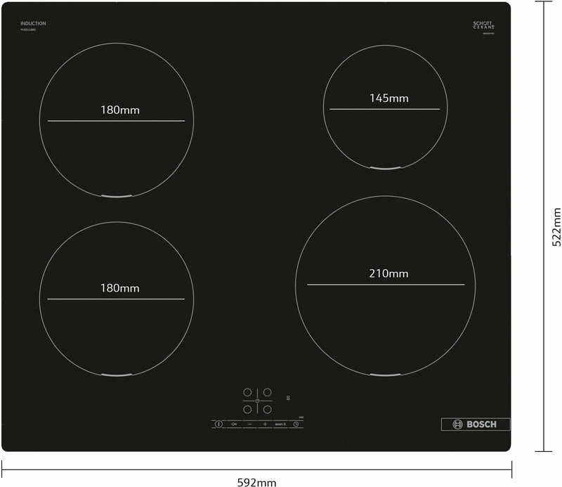 Bosch PUE611BB5E 60cm Induction Hob