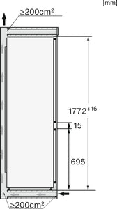 Miele KFN 7734 C Integrated Fridge Freezer