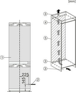 Miele KFN 7734 C Integrated Fridge Freezer