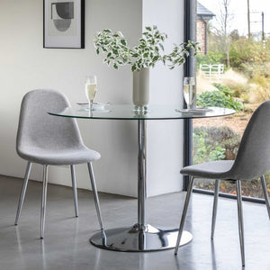 Fielding Dining Table - Clear