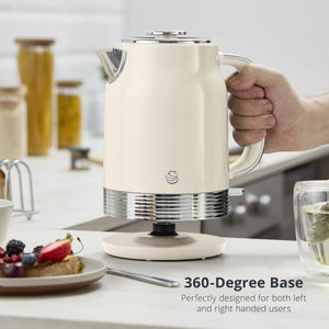 Swan SK19025C Retro Jug Kettle - Cream