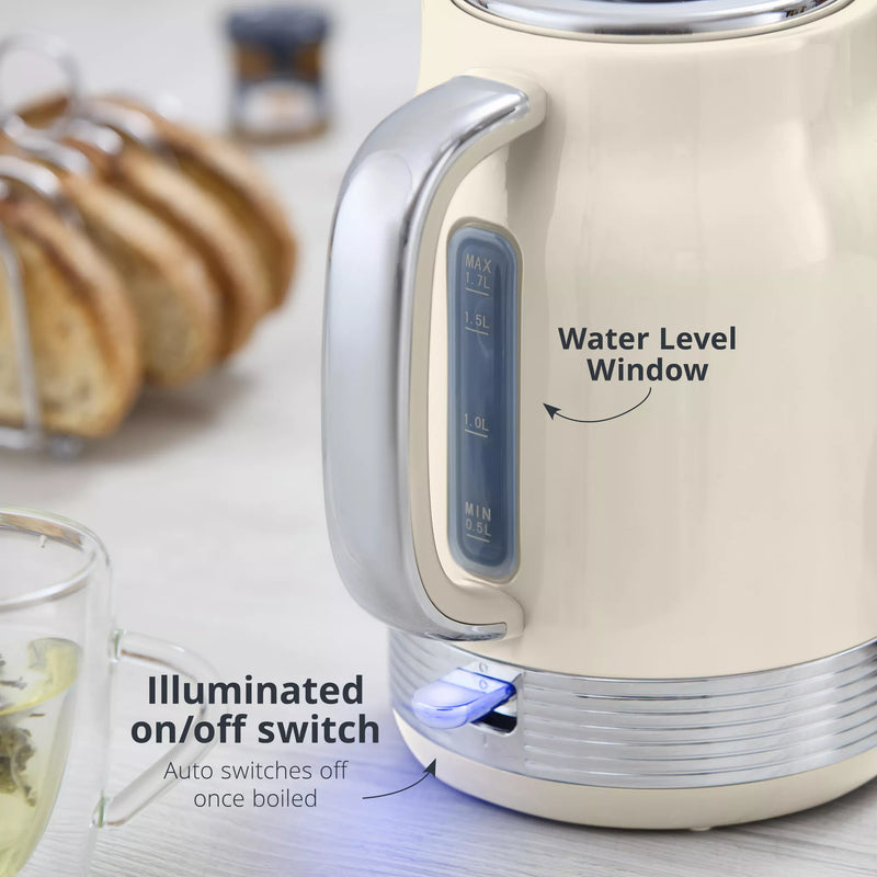 Swan SK19025C Retro Jug Kettle - Cream