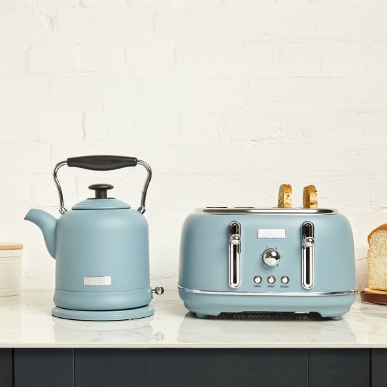 Haden 197245 Highclere 4 Slice Toaster - Blue