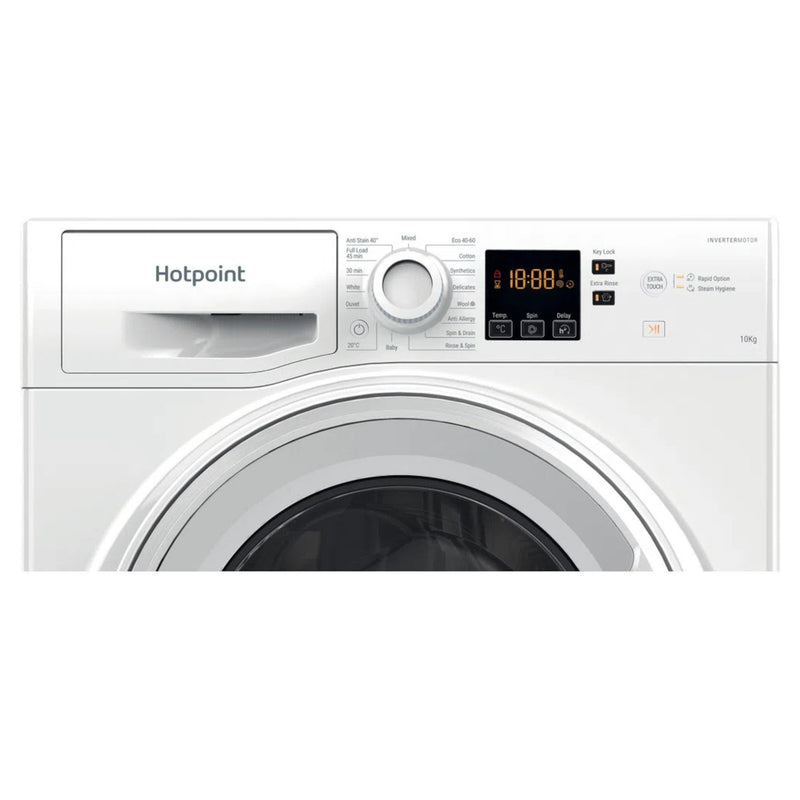 Hotpoint NSWM 1045C W UK N 10kg 1400 Spin Washing Machine