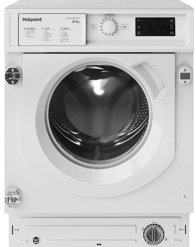 Hotpoint BIWDHG861485 8kg/6kg1400 Integrated Spin Washer Dryer