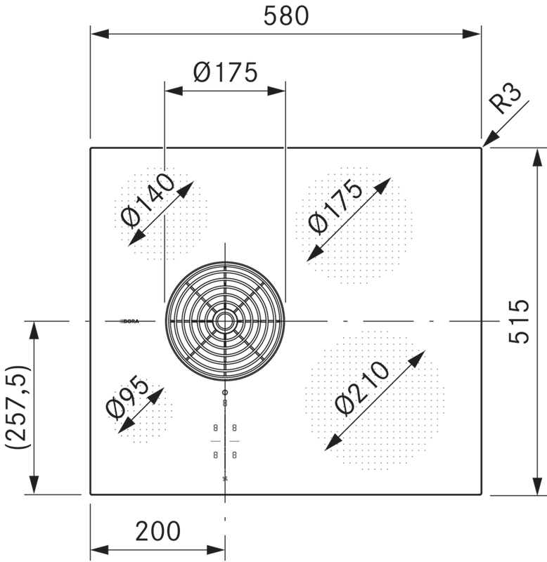 Bora PURSA 60cm Induction Venting Hob - Recirculation