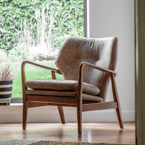 Jensen Armchair - Brown