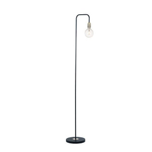 dar lighting KIE4922 Kiefer Floor Lamp - Black & Antique Brass