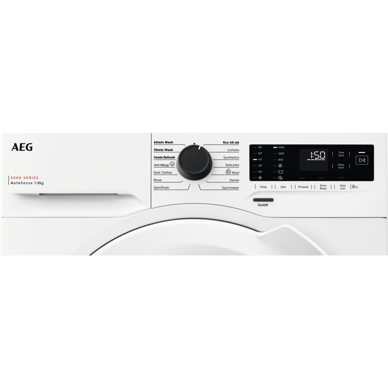 AEG LFX50842B 8kg 1400 Spin Washing Machine