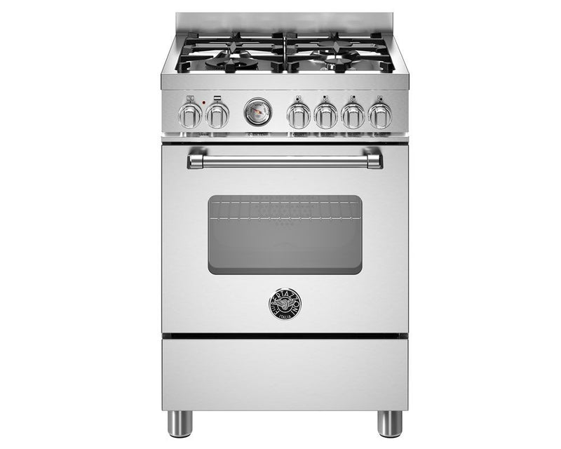 Bertazzoni MAS64L1EXC Master 60cm Dual Fuel Cooker - Stainless Steel