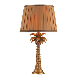 dar lighting PAL4235-X Palm Table Lamp Gold Base Only