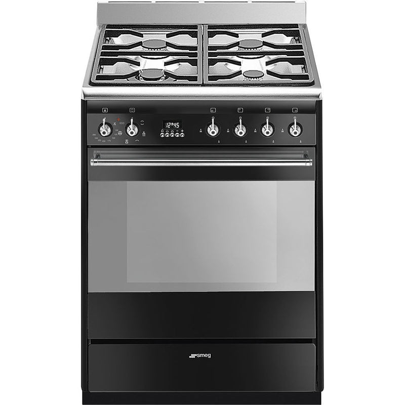 Smeg SUK61MBL9 60cm Concert Dual Fuel Cooker - Black